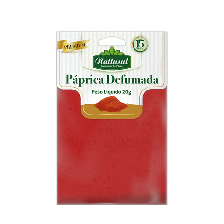 PÁPRICA DEFUMADA NATTUSUL 20G