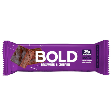 BARRA PROTEICA BOLD 60G BROWNIE & CRISPIES