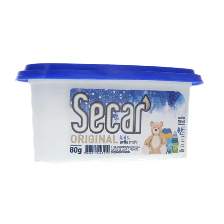 Desumidificador de Ambientes Secar Original Kids Evita Mofo Pote 80gr 360-33