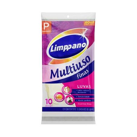 Luva limppano finas multiuso p