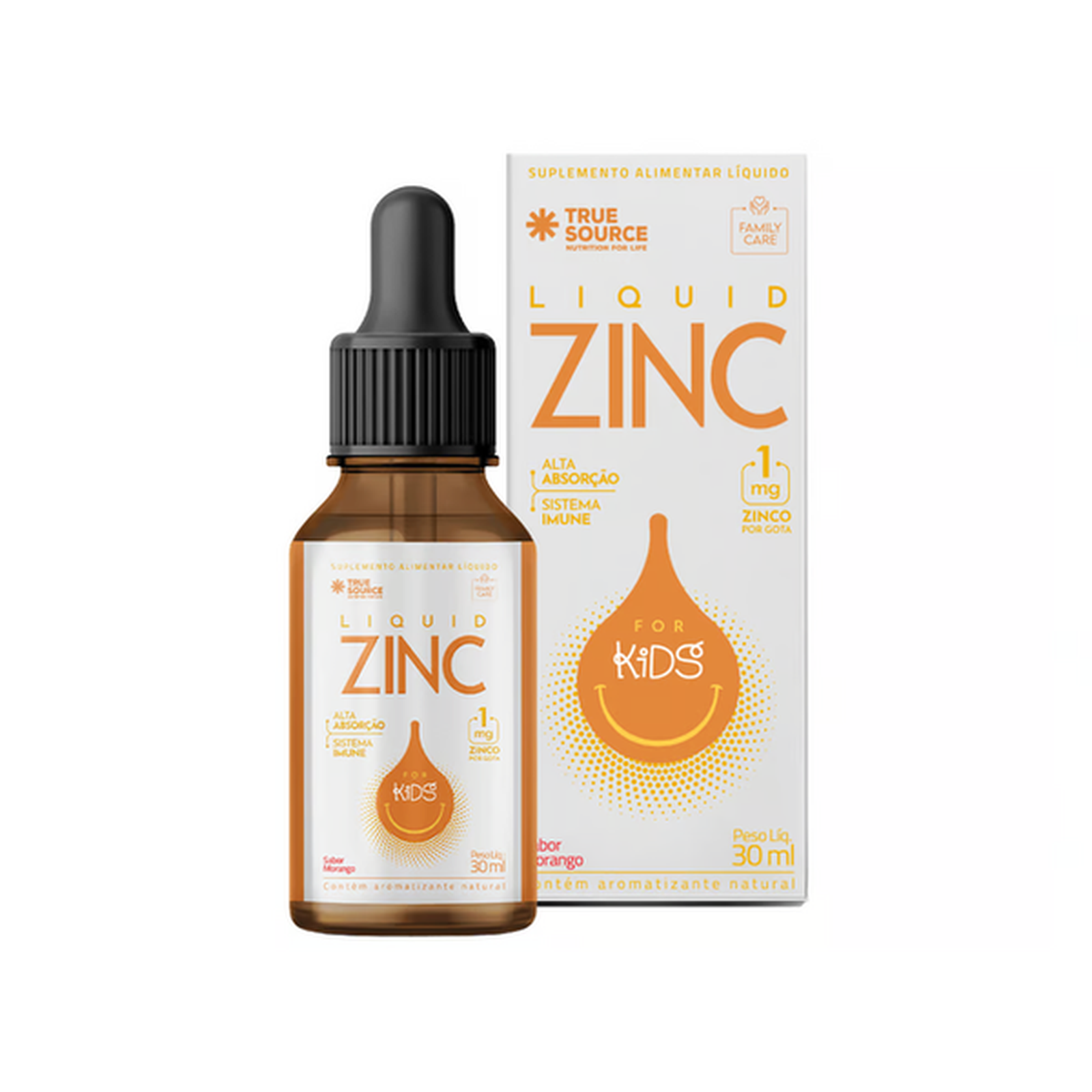 Liquid Zinco True Source 30ml | Naturvida Mercado Saudável