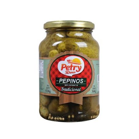 PEPINOS CONSERVA PETRY 300G TRAD.