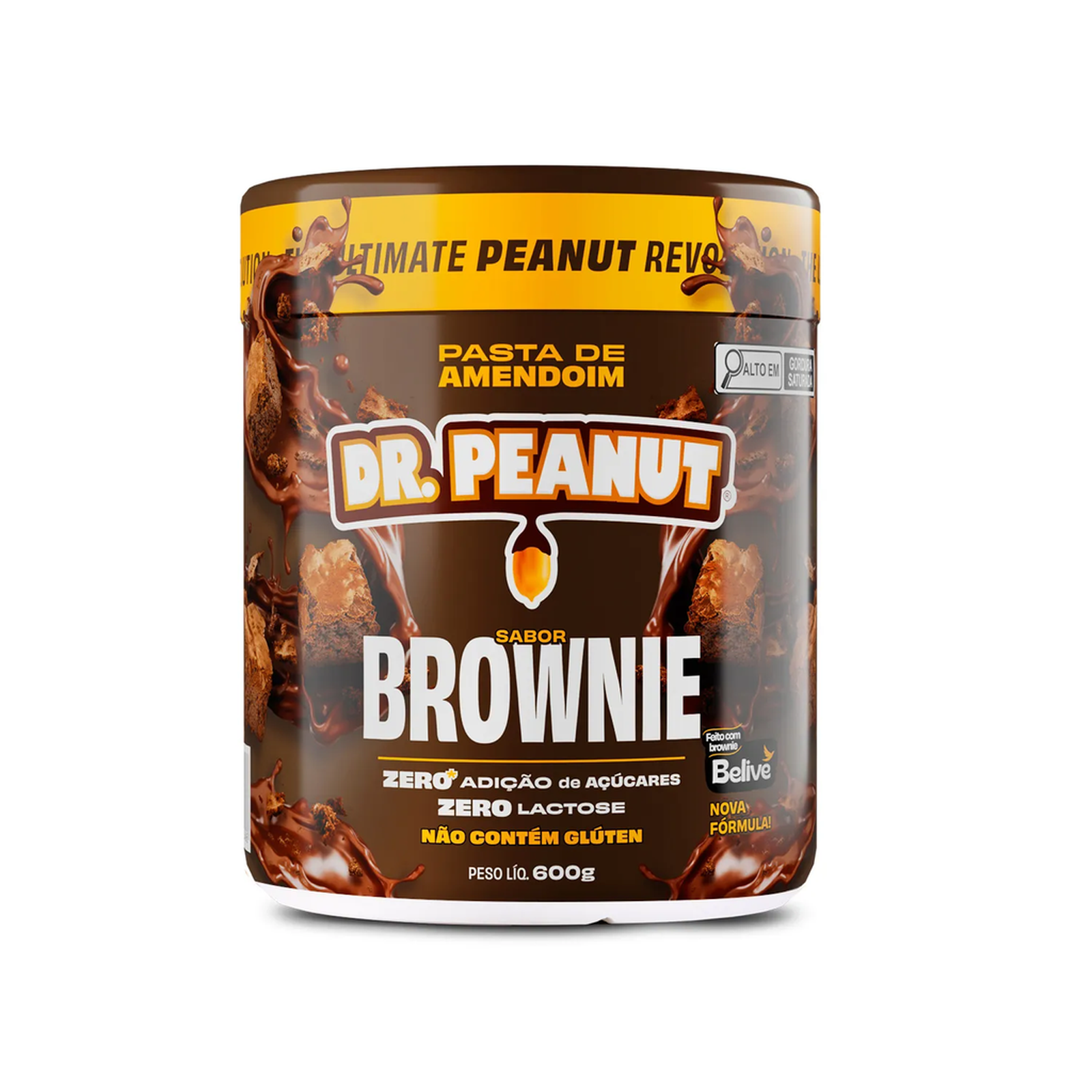 Pasta de Amendoim Brownie 600g