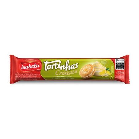 BISCOITO RECHEADO ISABELA TORT PC 80G CHOCO BRAN C/LI