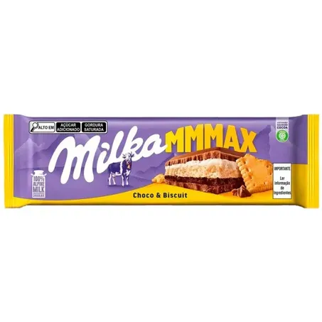 CHOCOLATE MILKA 300G CHOCO E BISCUIT