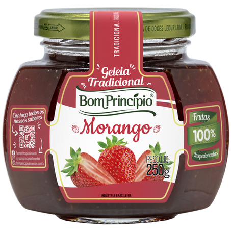 GELÉIA BOM PRINCIPIO MORANGO 250G