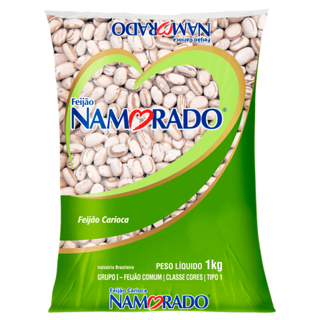 Feijão Namorado Carioca T1 Pacote 1Kg