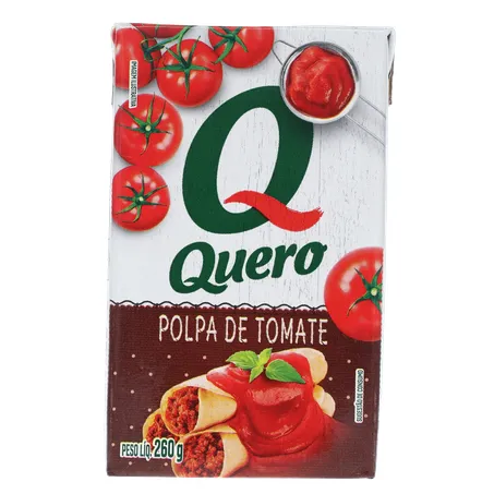 Polpa de Tomate Quero Caixa 260gr