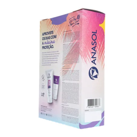 KIT PROTETOR SOLAR ANASOL FPS 75 200G + GRÁTIS PROTETOR SOLAR FACIAL FPS 75 60G 360-23