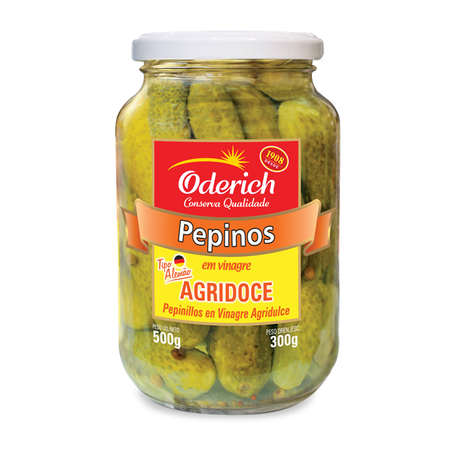 PEPINO CONSERVA ODERICH AGRIDOCE 300G