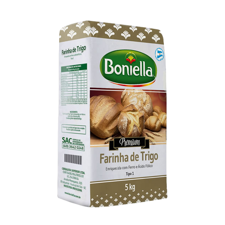 Farinha trigo boniella 5kg