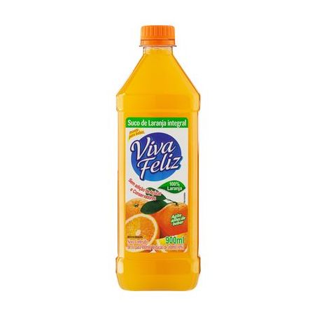 Suco Pronto Viva Feliz Laranja Integral Pet 900ML
