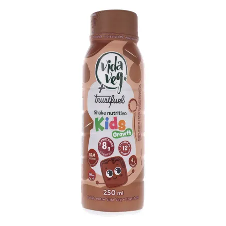 Shake Nutritivo de Chocolate Vida Veg  Trustfuel Kids Growth 250G 360-0