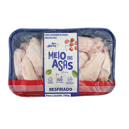 Meio da Asa Resfriado BDJ Ave Serra 700g
