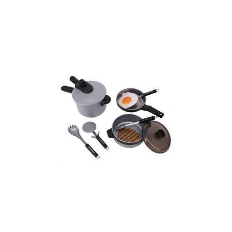 Brinquedo brincando de casinha kit panelas baby gourmet ref.446