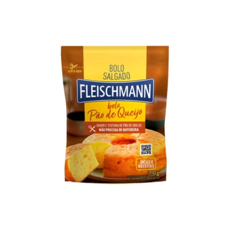 Mistura para bolo fleischmann pão de queijo 310g