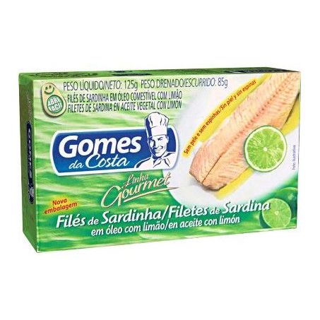 File Sardinha Gomes Costa 125g Oleo