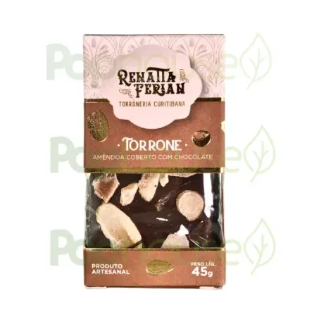 TORRONE AMENDOA CHOCOLATE 45G - RENATA FERIAN