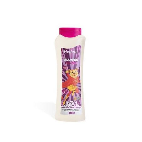 SHAMPOO HEDERA 350 ML KIDS GIRL 3 EM 1            