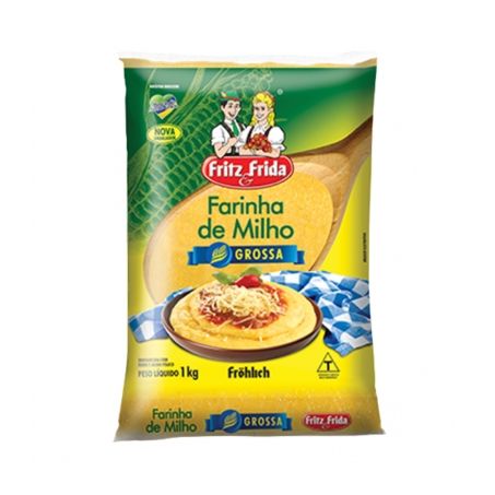 Farinha de milho Fritz e Frida grossa 1kg