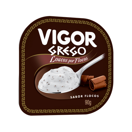 Iogurte grego flocos vigor 90g