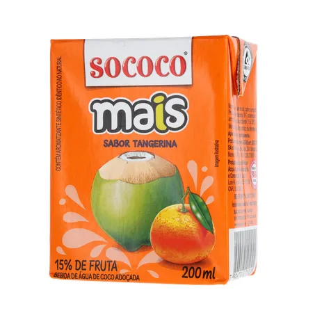 Água De Coco SococoTangerina 200ml 360-2