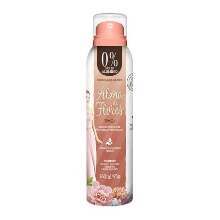 Desodorante Aerosol Alma De Flores 160ml Rose