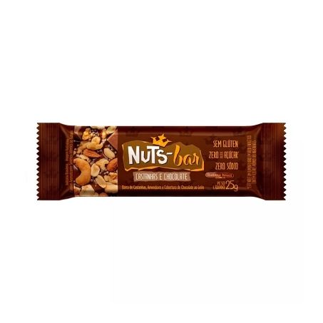 Banana brasil-nuts bar 25g castanha choc