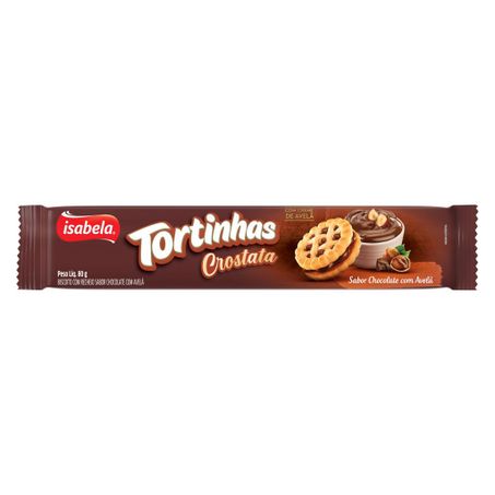 BISC RECHE ISABELA CROSTATA CHOCOLATE C/ AVELA 80G