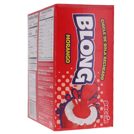 Chicle peccin blong morango 200g 360-25