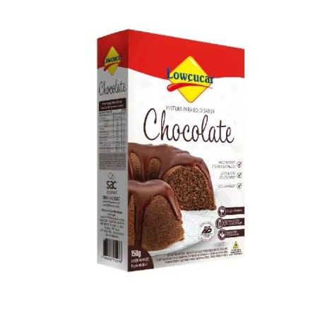 MISTURA BOLO LOWÇUCAR CHOCOLATE ZERO AÇÚCAR 150G