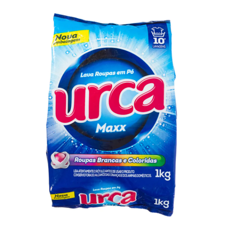 LAVA ROUPAS EM PÓ 1KG URCA MAXX