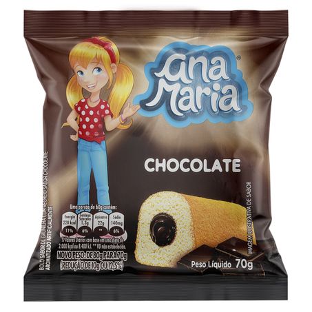 Bolinho ana maria chocolate 70g