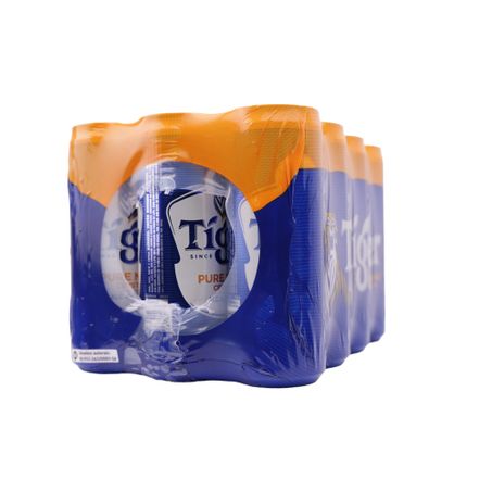 Cerveja Tiger Puro Malte Crystal Lata 350ml - Pacote com 12un - 4.2lt 360-49