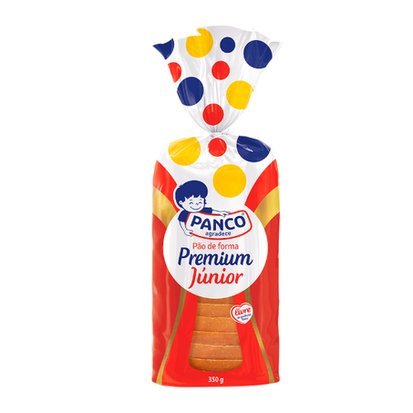 Pão de Forma Panco Premium Júnior Pacote 350G