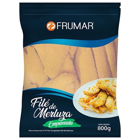 FILÉ MERLUZA FRUMAR 800G EMPANADA