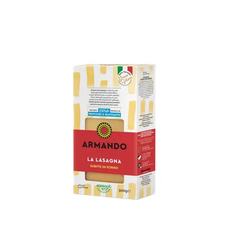 Massa para lasanha italiana armando 500g