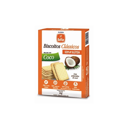 Biscoito Belfar Coco Sem Glúten 84G