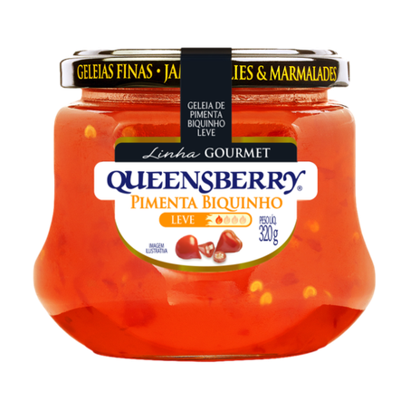 Geleia Queensberry Gourmet Pimenta Biquinho 320g