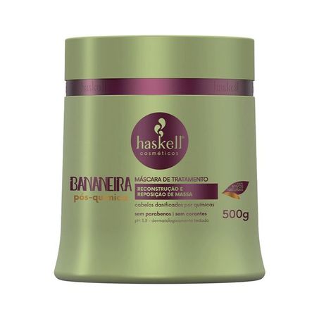 MÁSCARA HIDRATANTE HASKELL BANANEIRA 500G