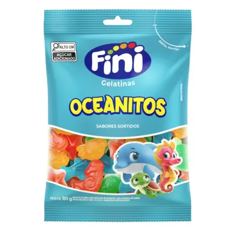 Bala gelatina fini oceanitos 80g