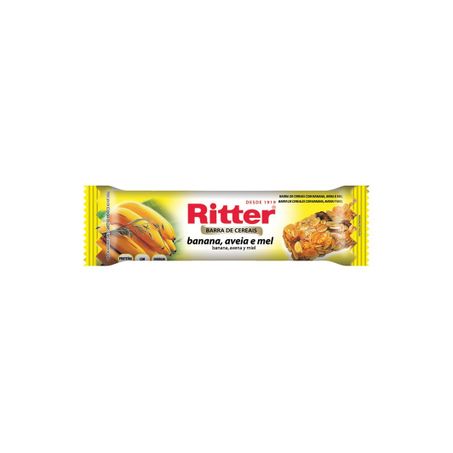 Barra de cereal ritter mix banana 25g