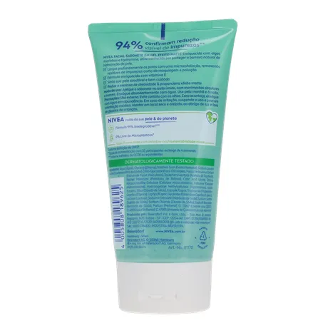 Sabonete em gel nivea controle do brilho 145ml 360-19
