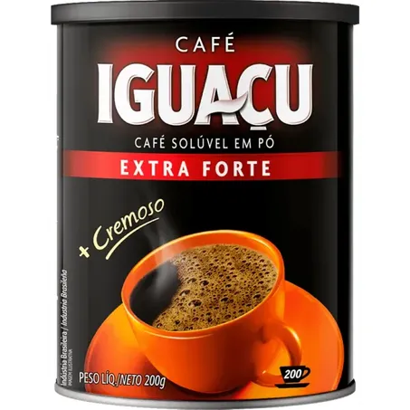 Café Iguaçu Pó Solúvel Extra Forte Lata 200g 