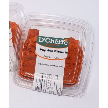 PÁPRICA PICANTE D'CHEFFE EMPÓRIO POTE 120G