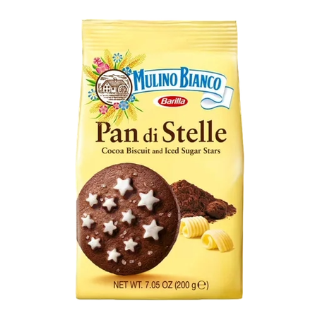 BISCOITO BARILA MULINO BIANCO CACAU/ESTREL 200G