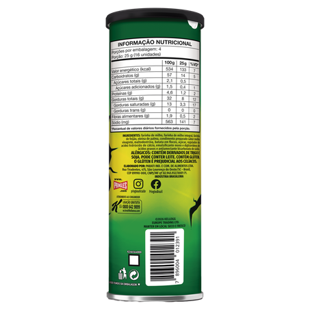 Pringles Nacho Cítrico Tubo 100g
 360-1