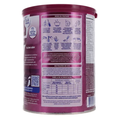 Fórmula Infantil Nan Comfor 0 a 6 Meses Lata 800gr 360-18