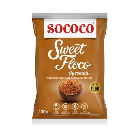 Coco ralado sococo sweet floco queimado