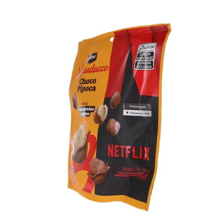 Pipoca Doce Bauducco Cobertura De Chocolate 70g 360-5